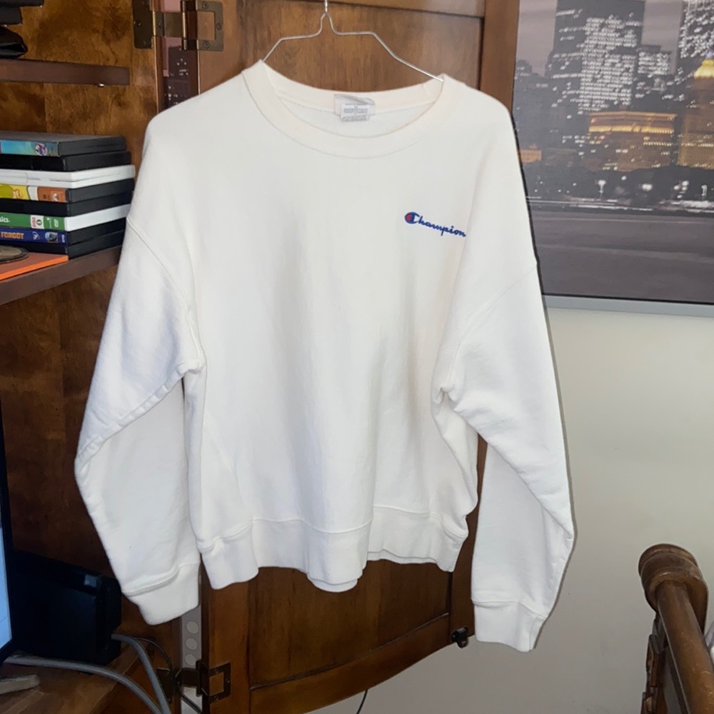 White champion Crewneck